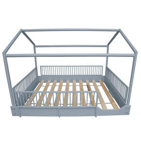 Cama Casa Cercada Barandal 45cm - DUDUK