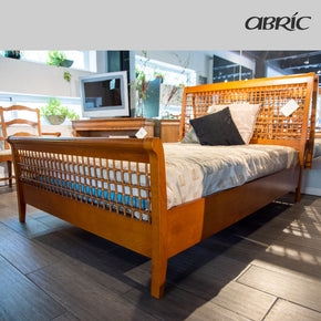 cama individual de madera