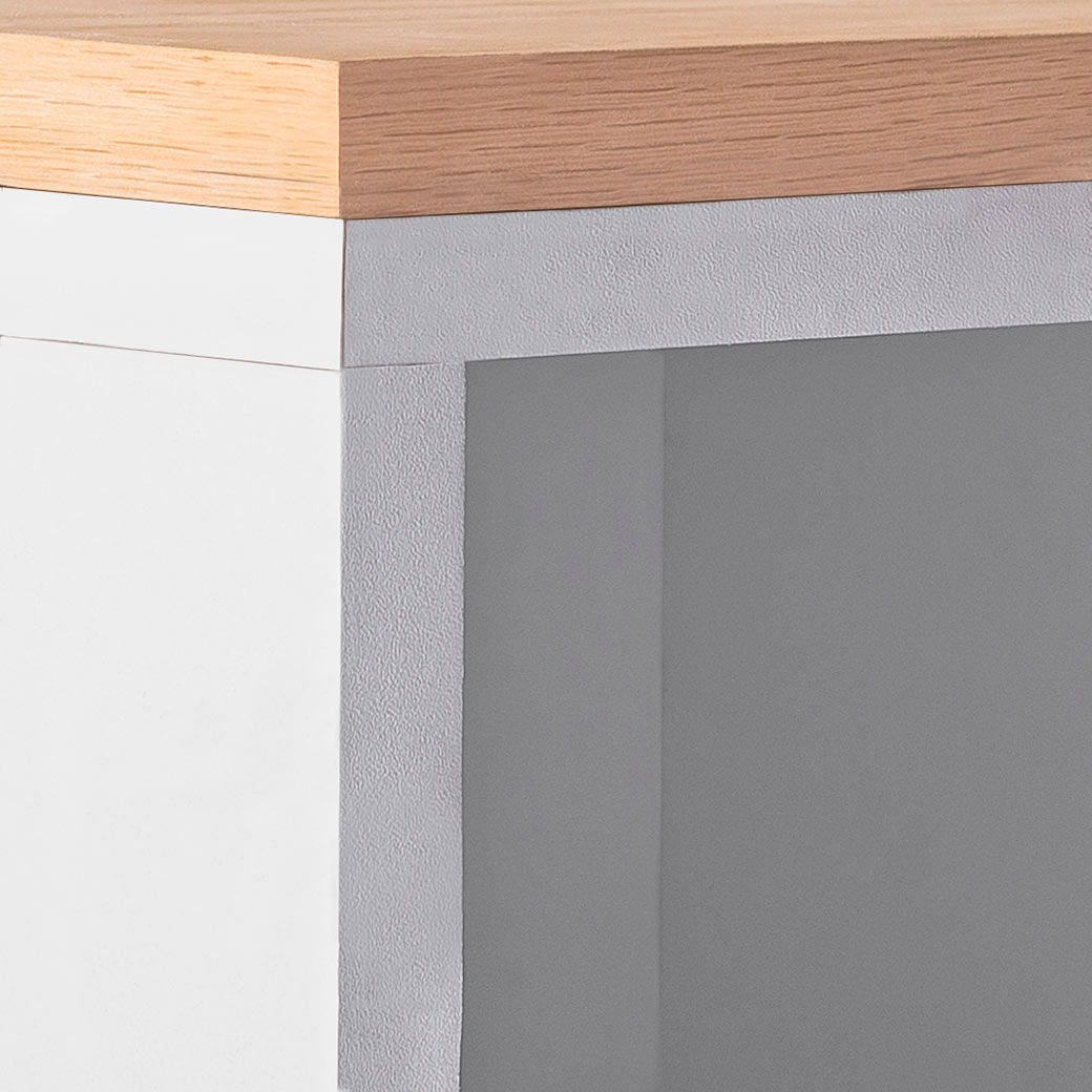 Estantería Baja Melamina Encino #61 (no barnizada)