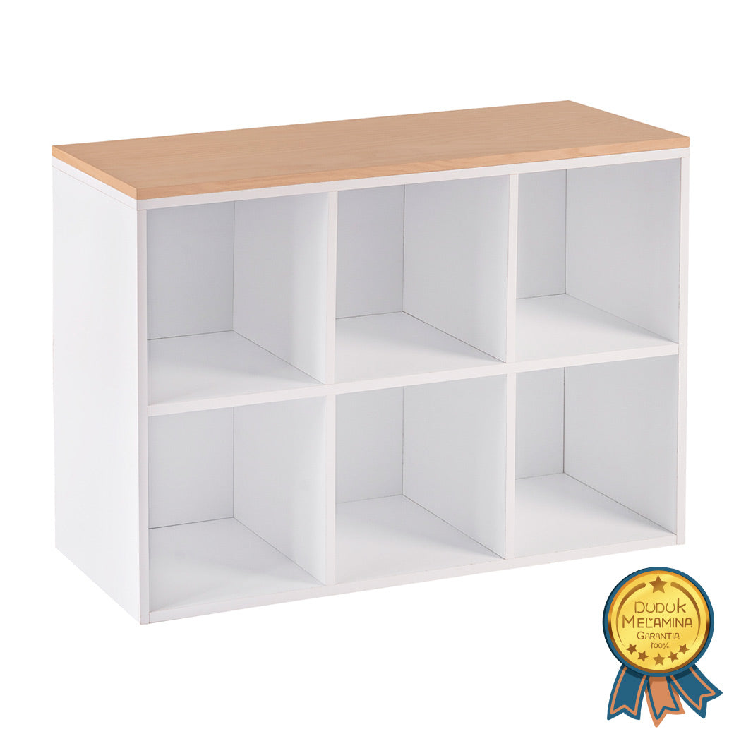 Estantería Baja Melamina Encino #61 (no barnizada)