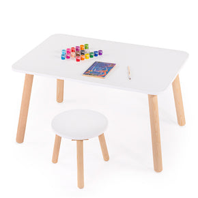 mesa y banco infantil