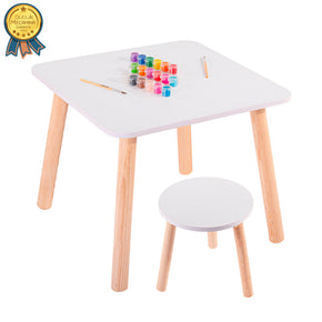 bancos y mesa infantil