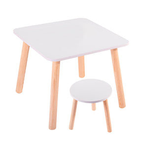 banco y mesa infantil