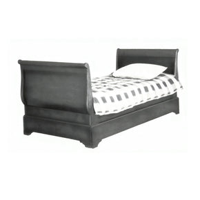 elegantes camas de madera modernas talladas