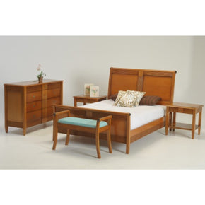 cama fina de madera