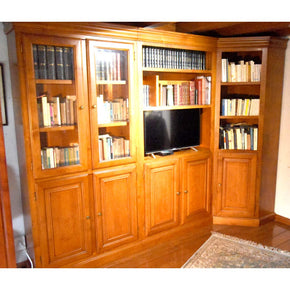 librero de madera para pared