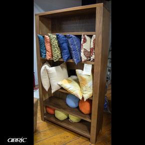 librero vertical madera