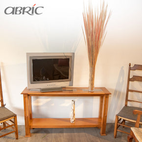 consola de madera maciza