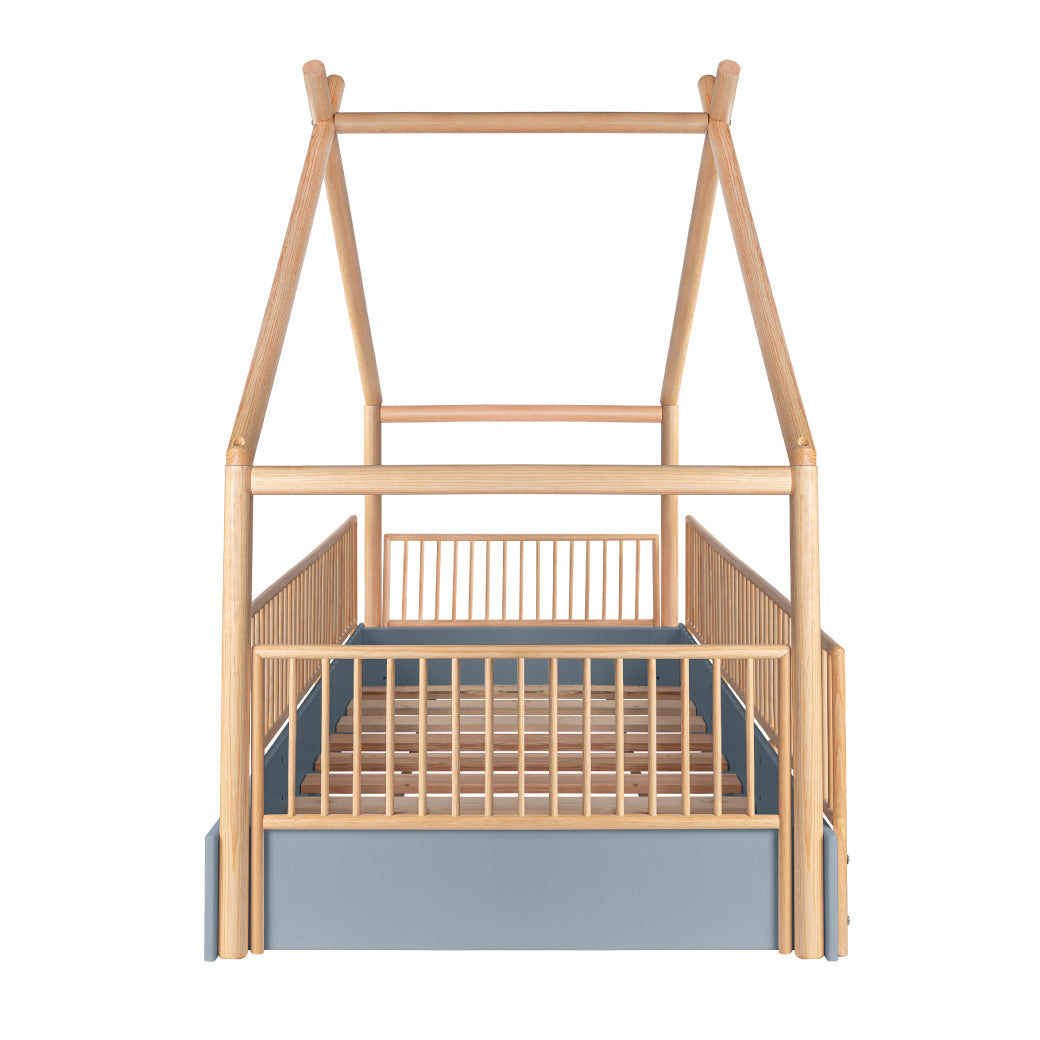 Cama Chalet Cercada Natura (barnizada)