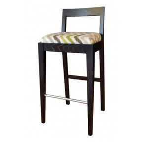 banco alto de madera