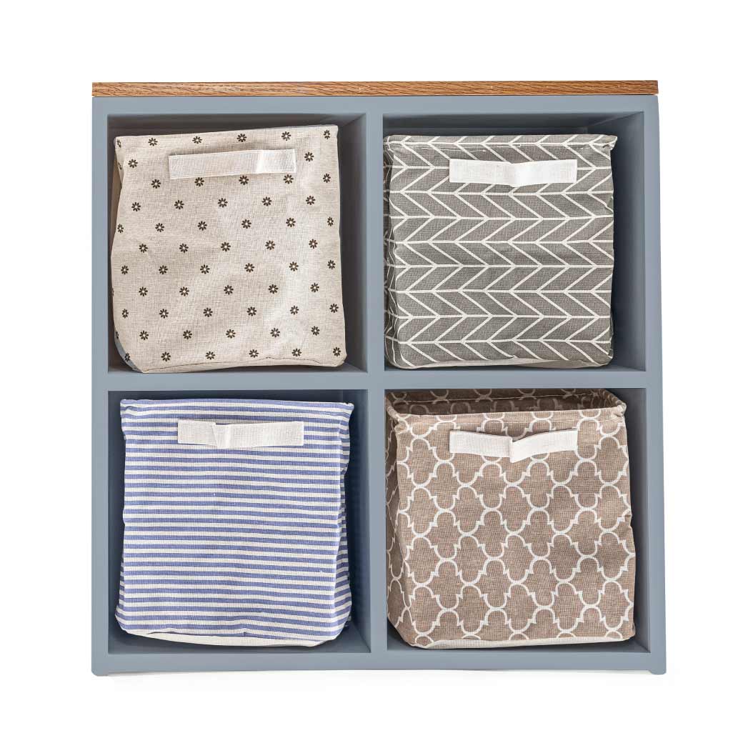 Estantería Baja Encino #4 (barnizada)