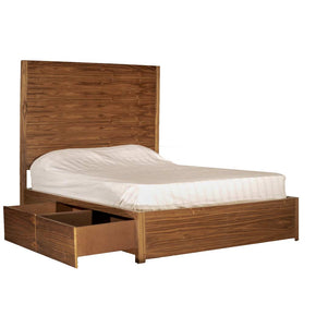 cama de madera elegante