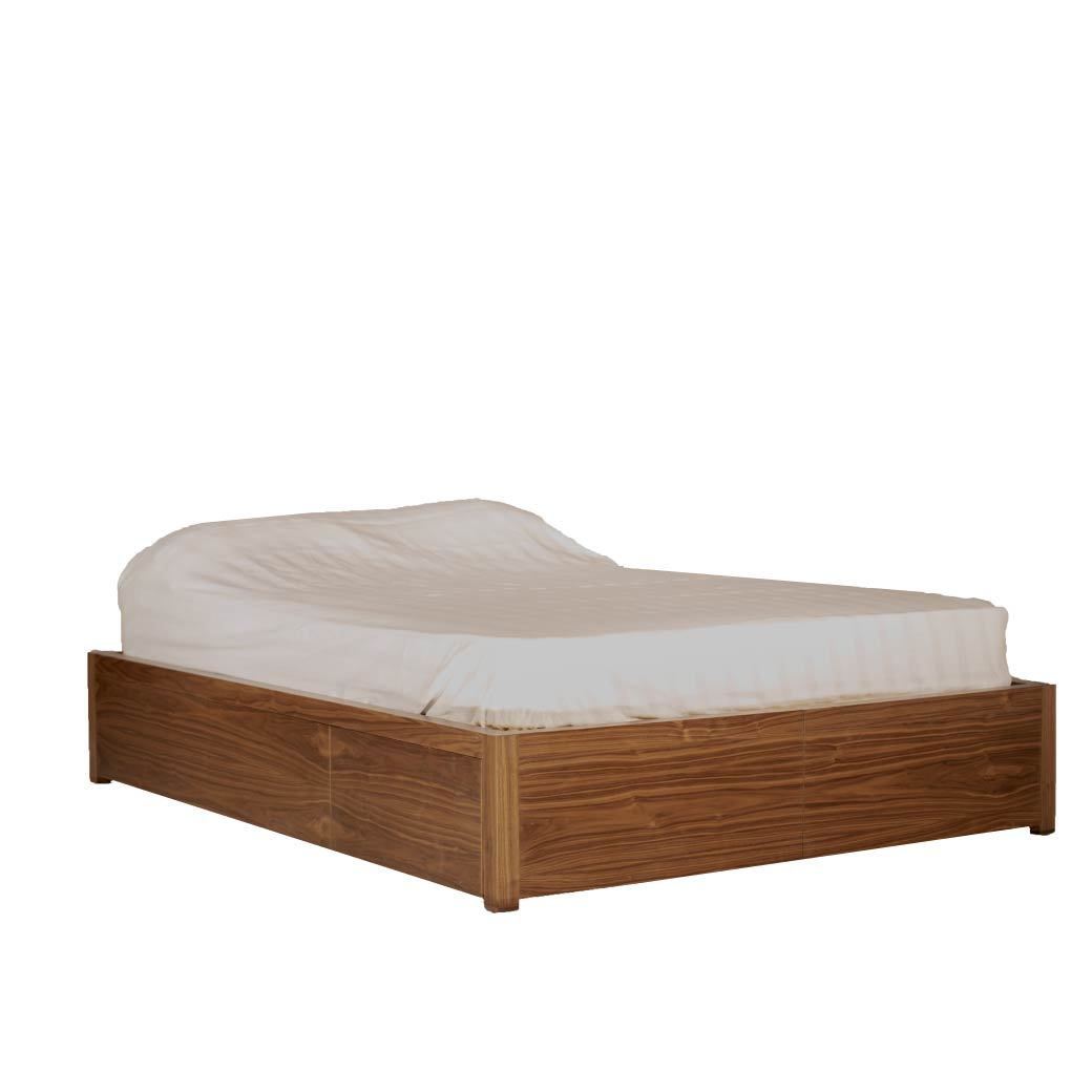 Cama Nogal 4 Cajones