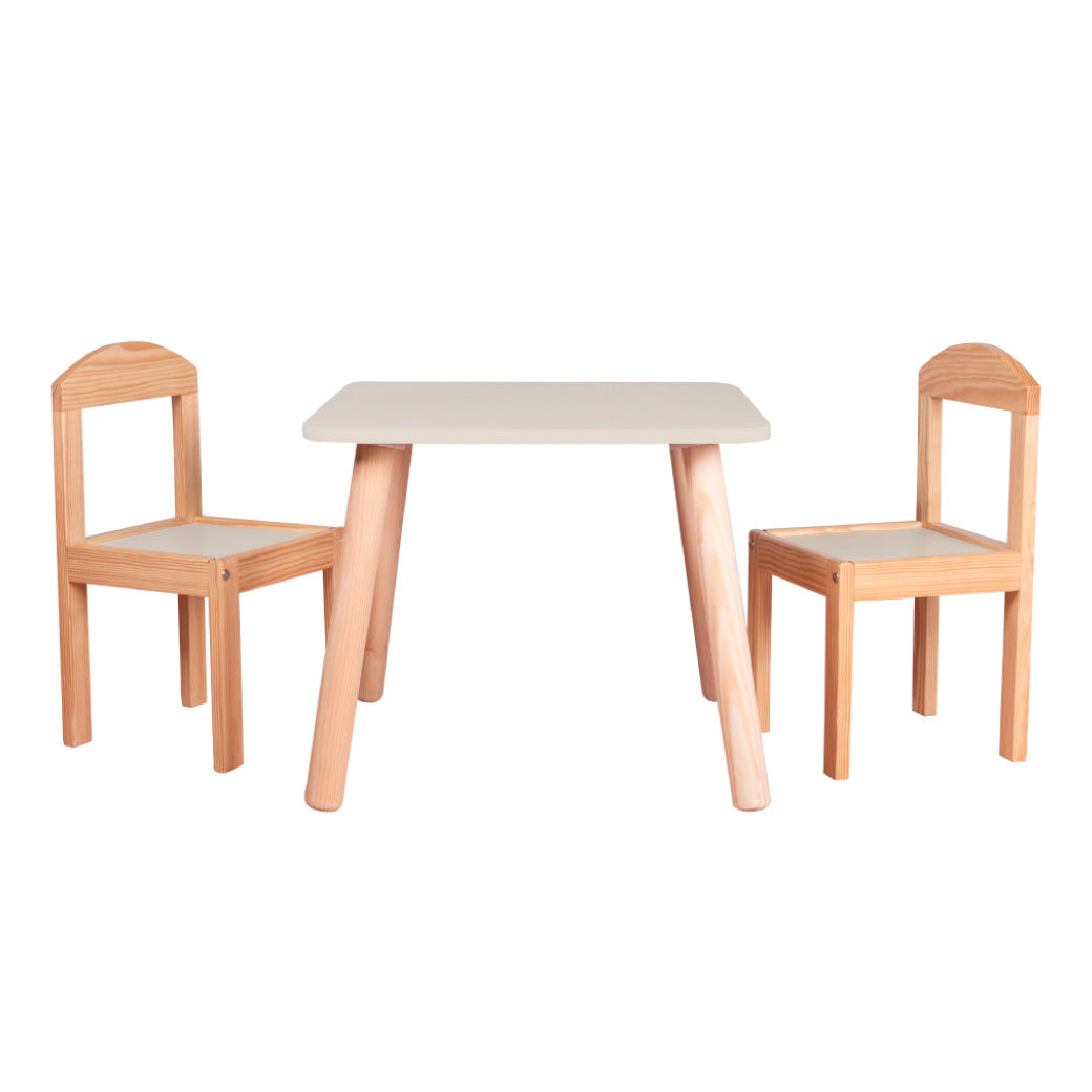 Mesa Natura Cuadrada - Dos Sillas Oslo