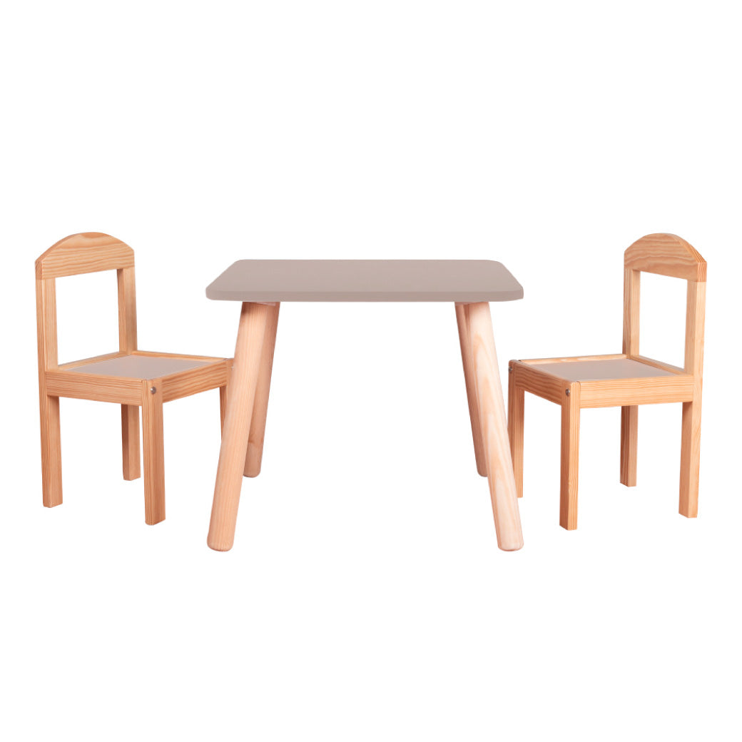 Mesa Natura Cuadrada - Dos Sillas Oslo