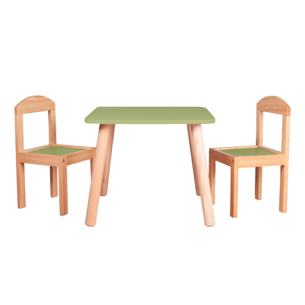 Mesa Natura Cuadrada - Dos Sillas Oslo