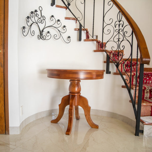 Mesa Circular Massif .80 cm con Pedestal