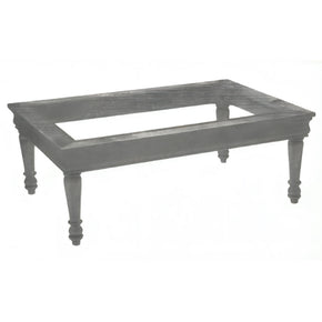 mesa de centro rectangular de madera