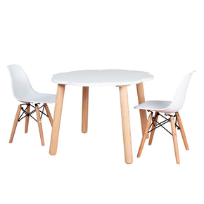 mesa y sillas para niños