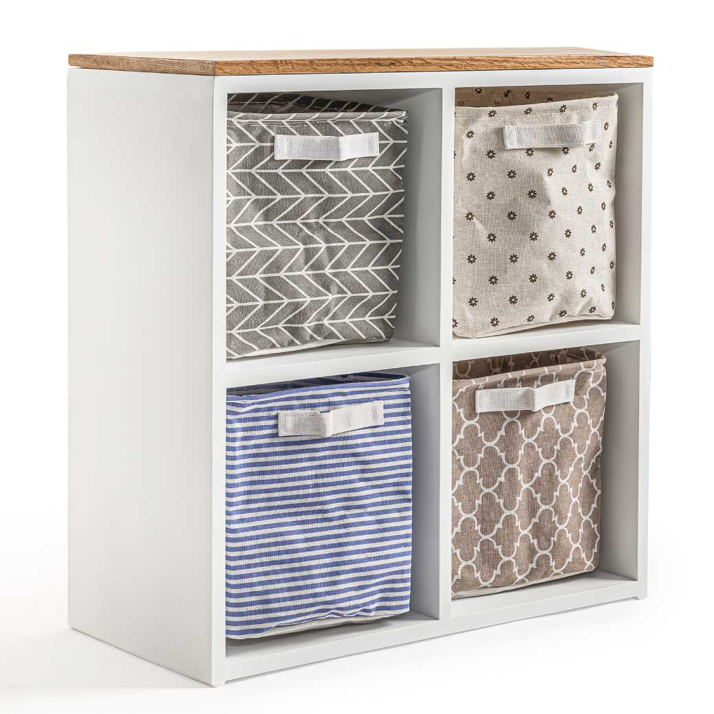 Estantería Baja Encino #4 (barnizada)