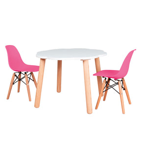 mesa y sillas para niñas