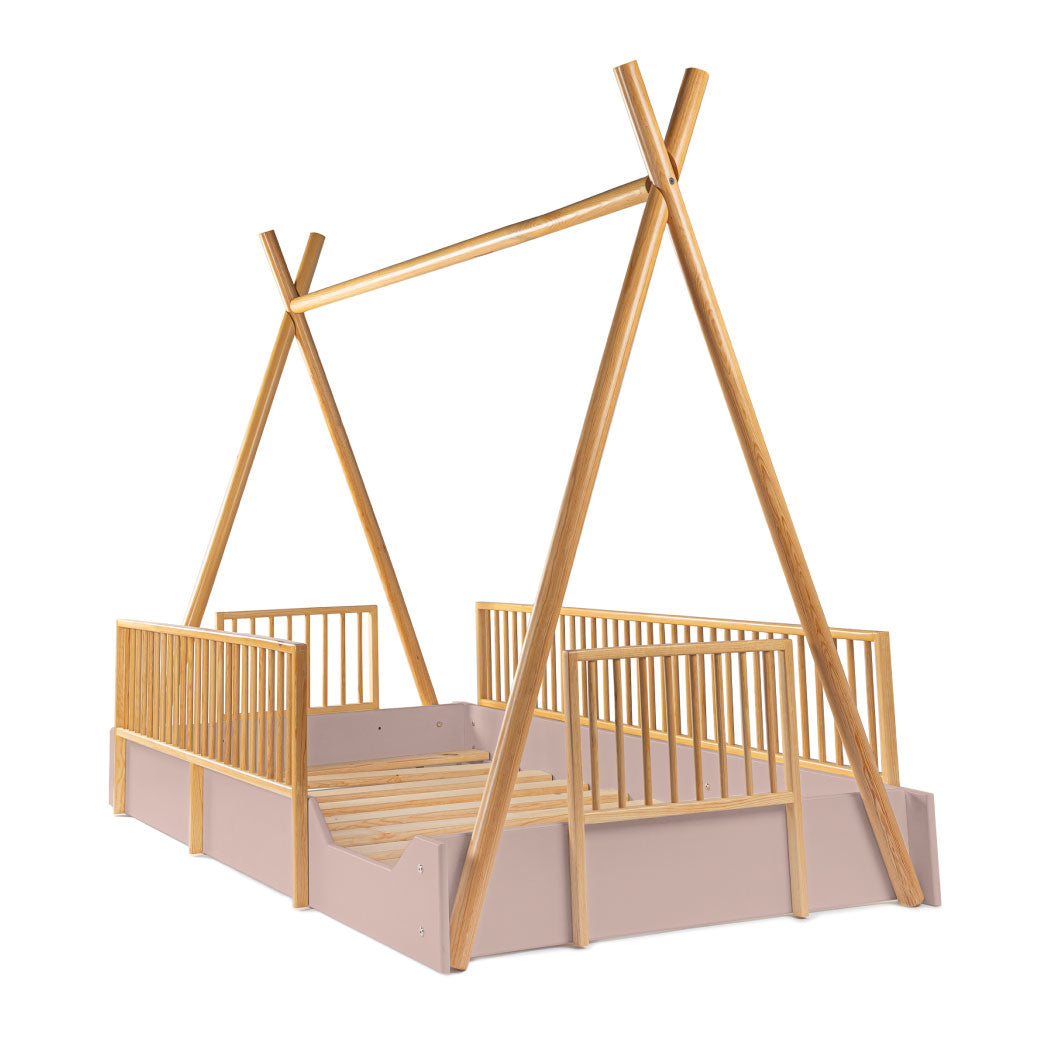 Cama Tipi Cercada Natura (barnizada)