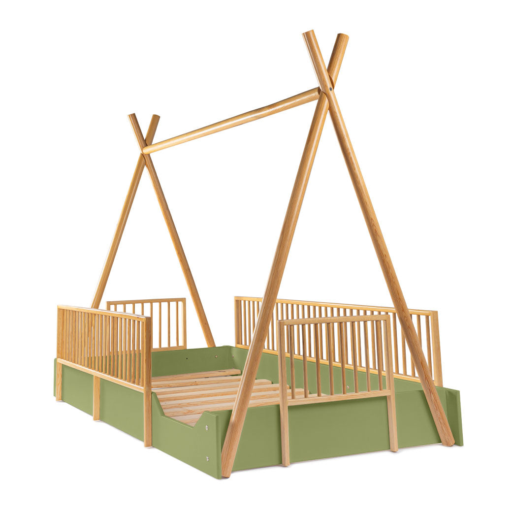 Cama Tipi Cercada Natura (barnizada)