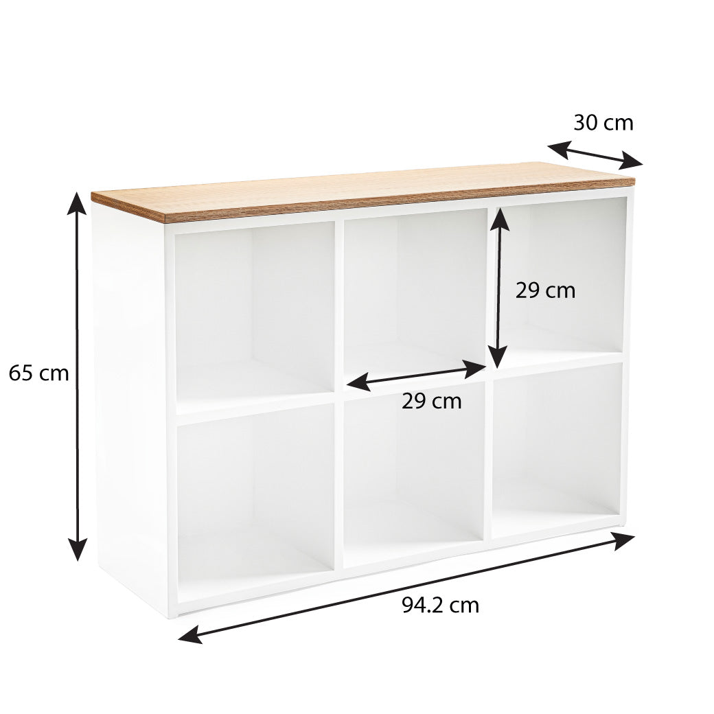 Estantería Baja Encino #6 (barnizada)