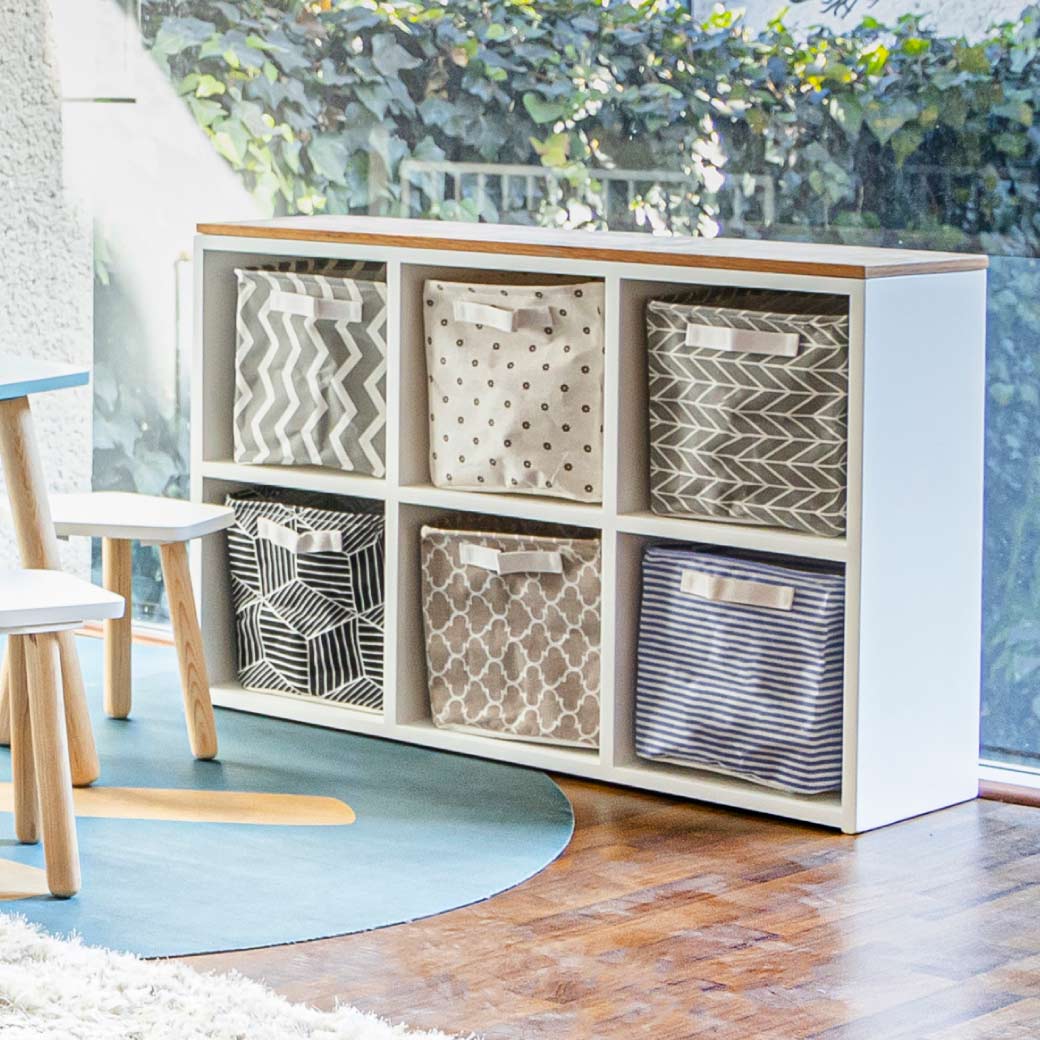 Estantería Baja Encino #6 (barnizada)