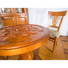 pedestal de madera maciza