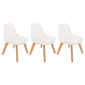 sillas infantiles blancas