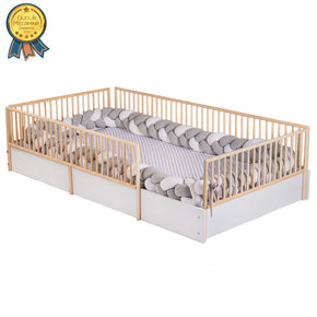cama cuna de madera
