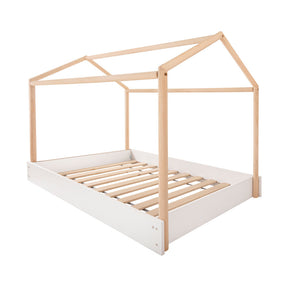 cama casa niña
