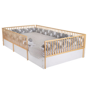 cama cuna de madera