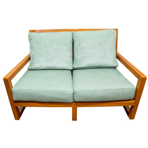 sofa de madera